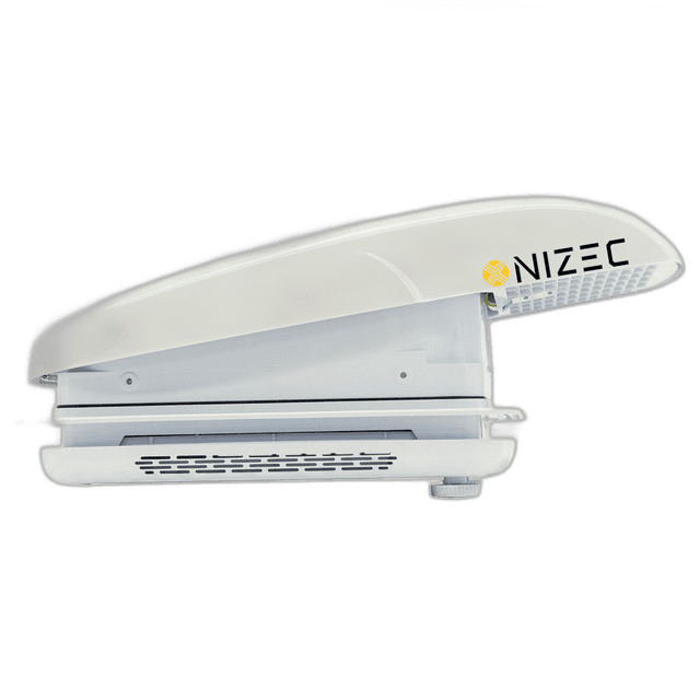 roof fan hatch, white, roof-mounted