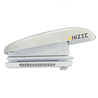 roof fan hatch, white, roof-mounted