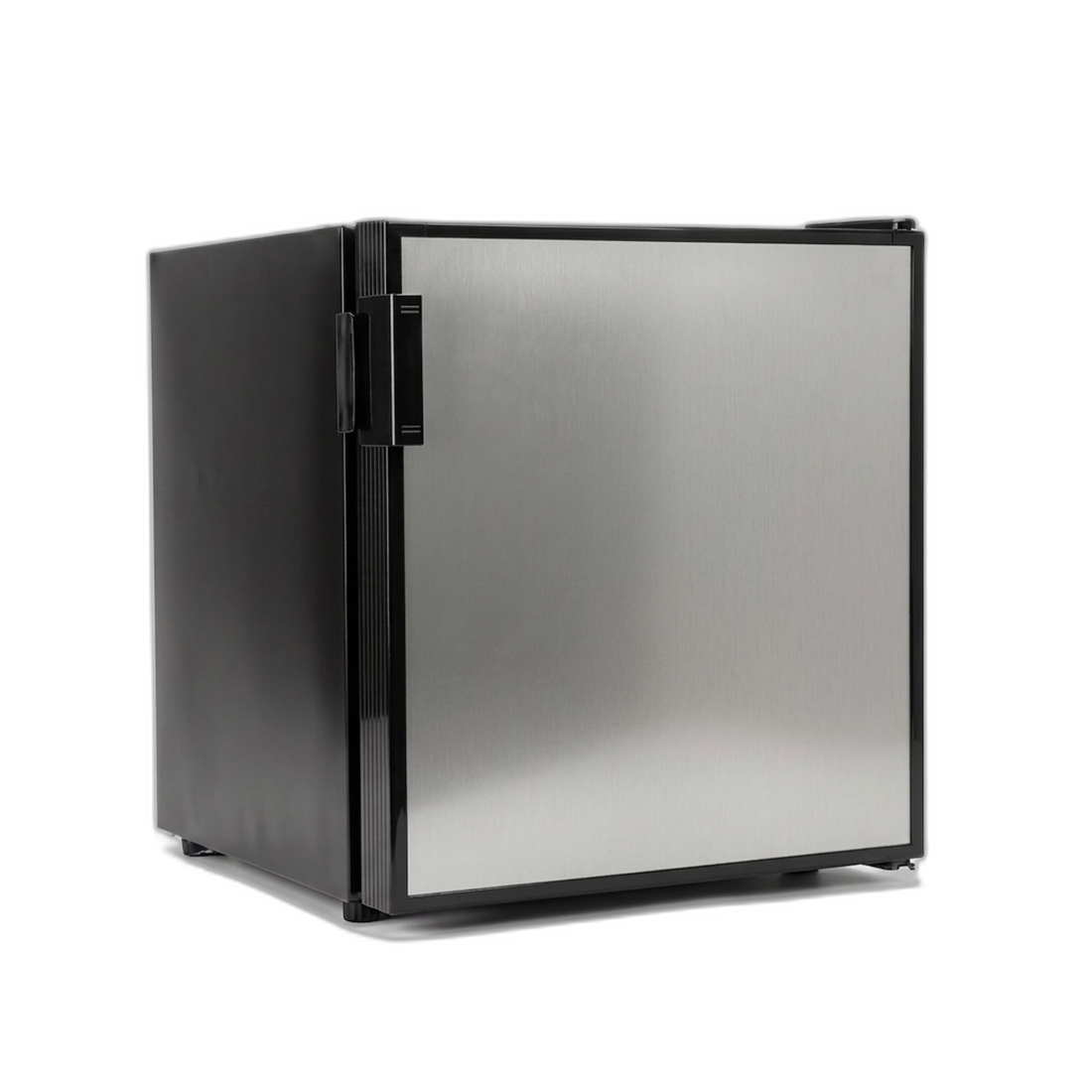 45L fridge, silver finish